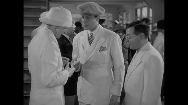 Think Fast, Mr. Moto - Bob gives Wilkie the letter